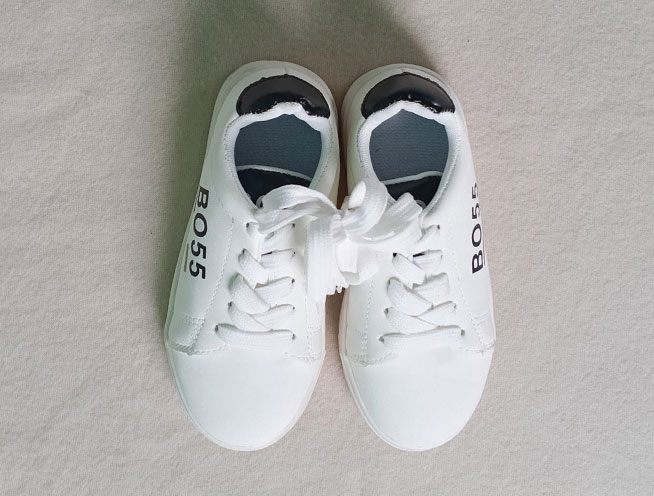Kids' Stylish White Sneakers