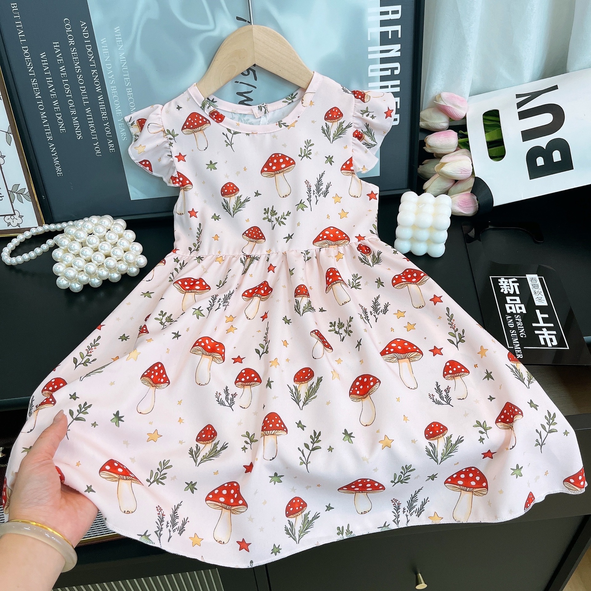 Baby Girls' Summer Floral Ruffle Dress  (Age 9 Months to 8 Years)